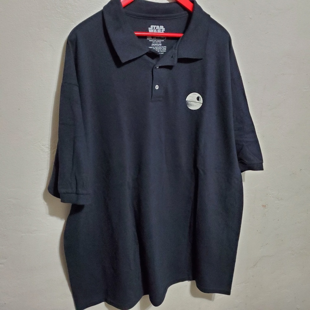 Star Wars Men's polo shirt size 2XL blue